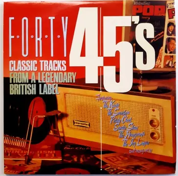 VARIOUS ARTISTS - FORTY 45's - CLASSIC TRACKS FROM A LEGENDARY BRITISH LABEL (kinks/searchers etc.)-0