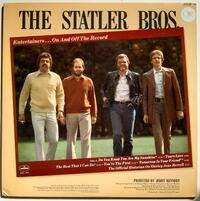 STATLER BROTHERS - ENTERTAINERS... ON AND OFF THE RECORD
