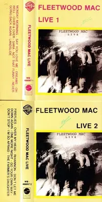 FLEETWOOD MAC -LIVE 1 & 2 - DUPLA KAZETA